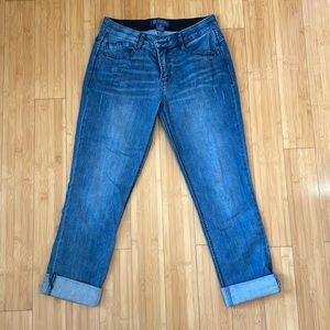 Democracy “Ab solution” cropped denim - size 6